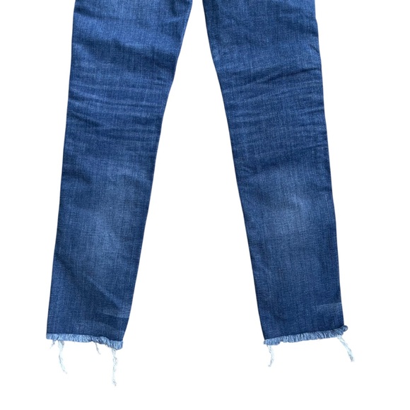 Madewell Women’s Dark Wash High Waisted Slim Straight Jeans - Picture 8 of 9